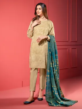 2 Piece Lawn Suit-Pasted (Unstitched)