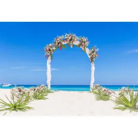 3x4m Outdoor Beach Wedding Photography Drops (Design 2) - CLEARANCE