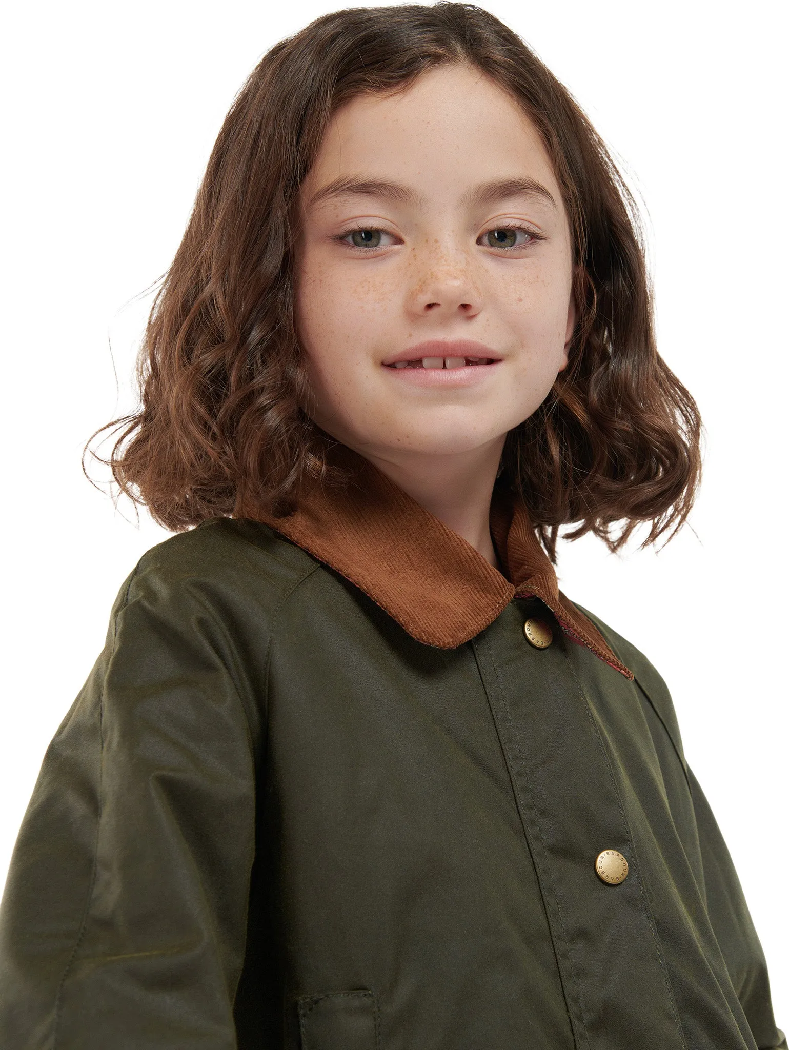 Acorn Waxed Cotton Jacket - Girls|-|Manteau en coton ciré Acorn - Fille