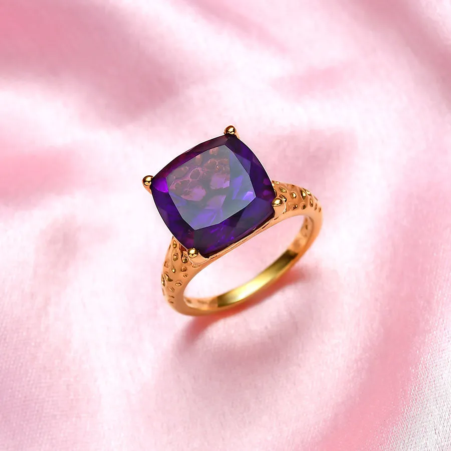 Allegro Amethyst Cocktail Solitaire Ring