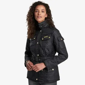 BARBOUR INTERNATIONAL POLARQUILT JACKET BLACK