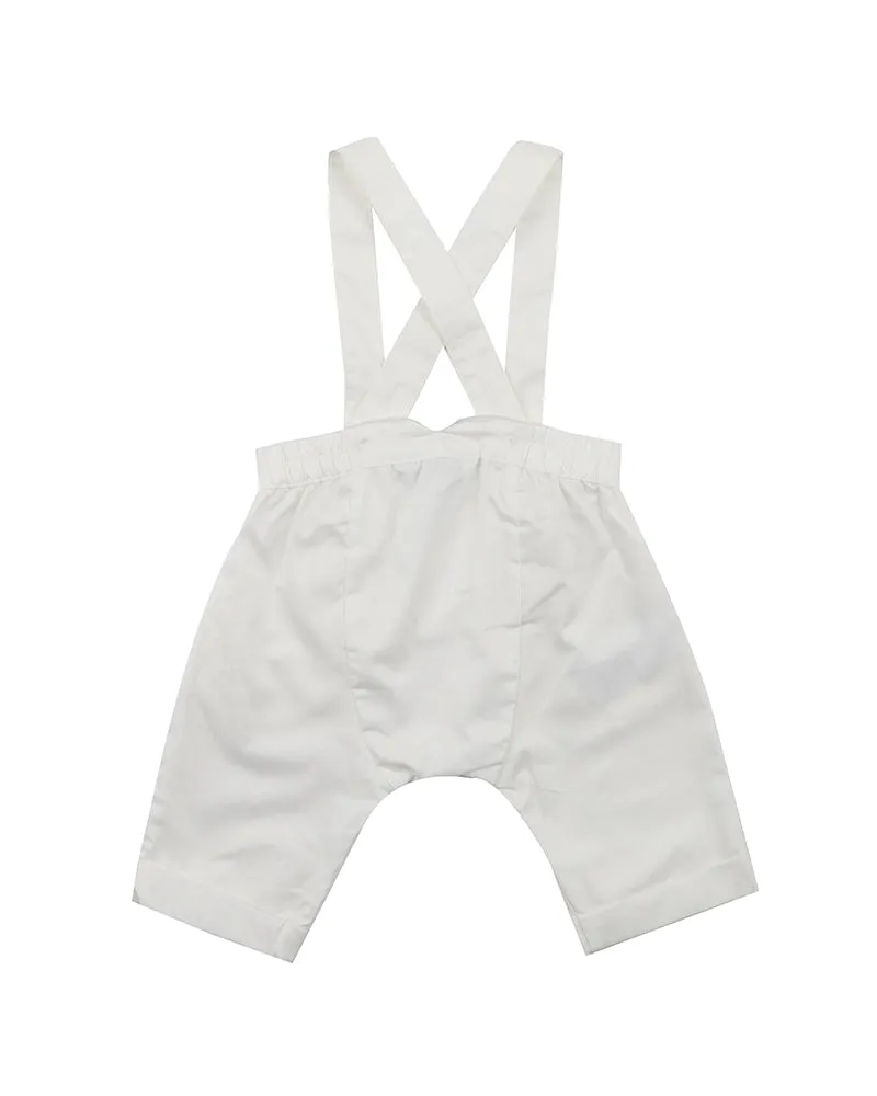 Bebe Christening Overalls - Ivory (Size 000-2)