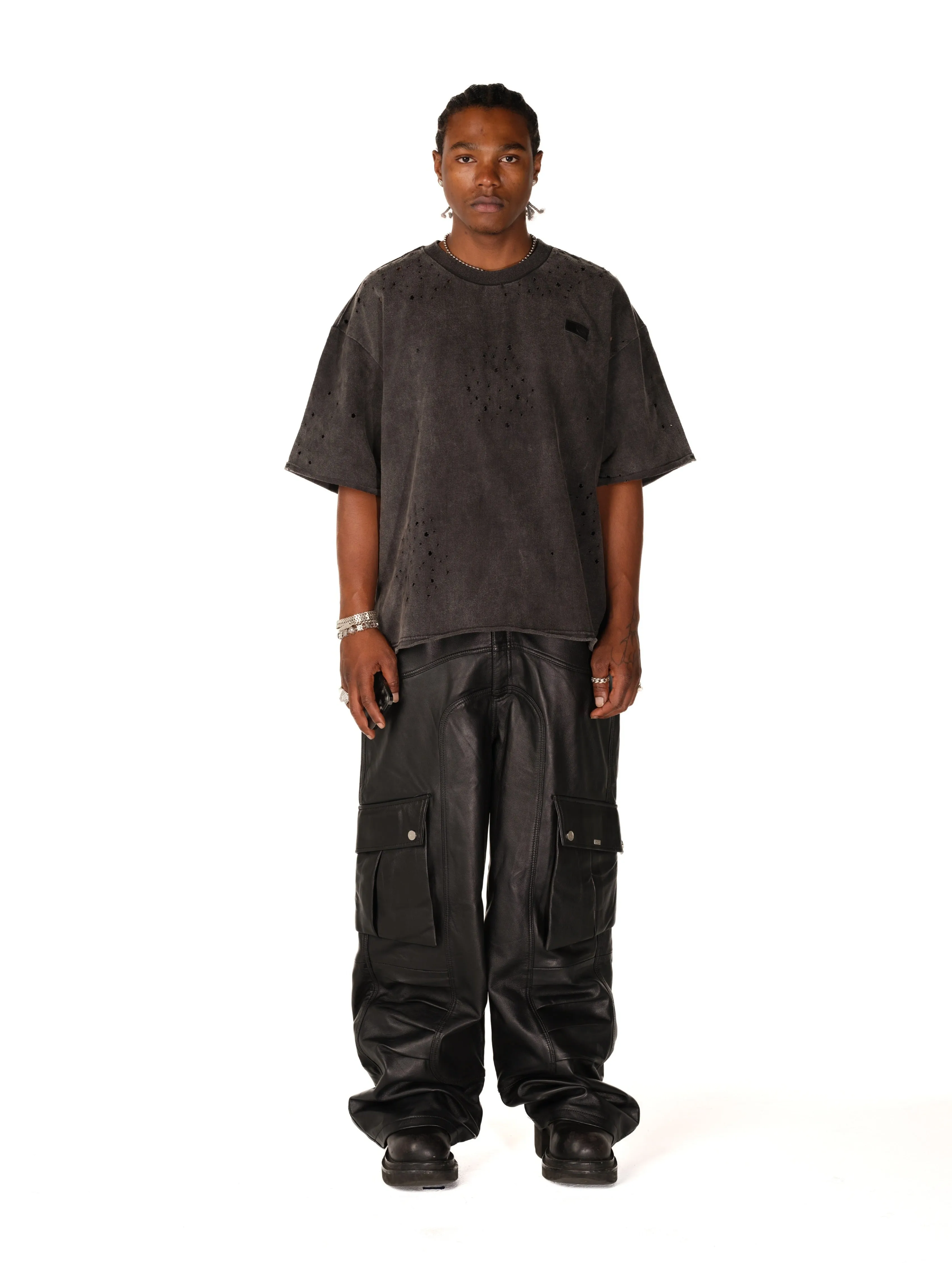 Belmont Cargo Pants (Leather)