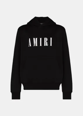 Black Core Logo Hoodie