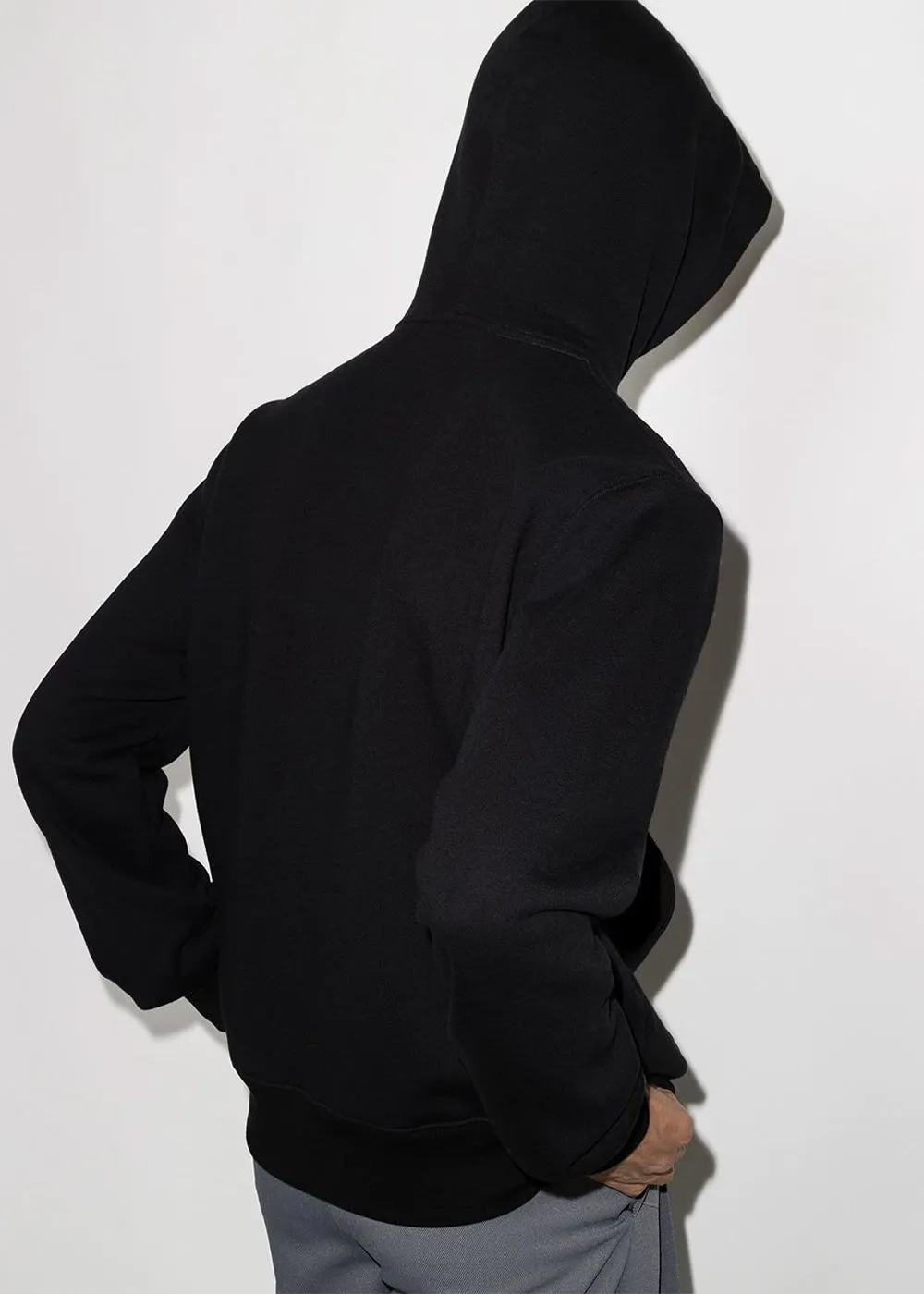 Black Core Logo Hoodie