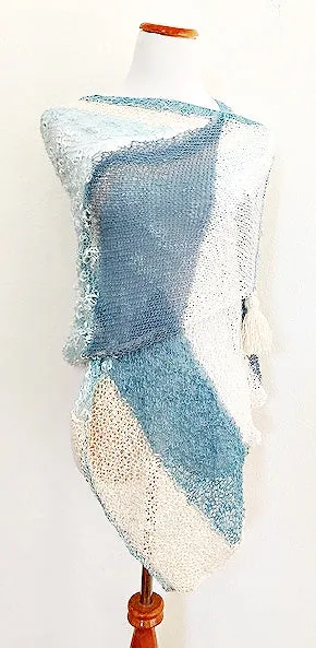 Blue Hues shawl