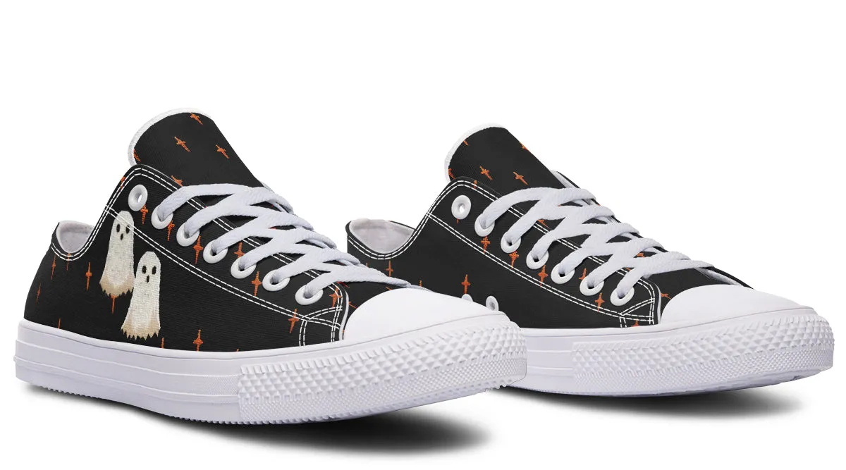 Boo Low Tops - Classic Premium Canvas Shoes with Comfortable and Durable Soles