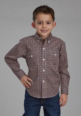 Boy's Roper "Fall River" Long Sleeve Western Shirt