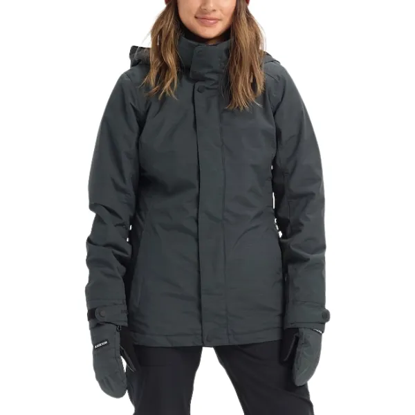 Burton 23W JET SET 2L JACKET - TRUE BLACK HEATHER