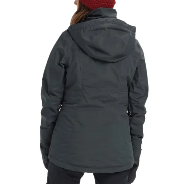 Burton 23W JET SET 2L JACKET - TRUE BLACK HEATHER