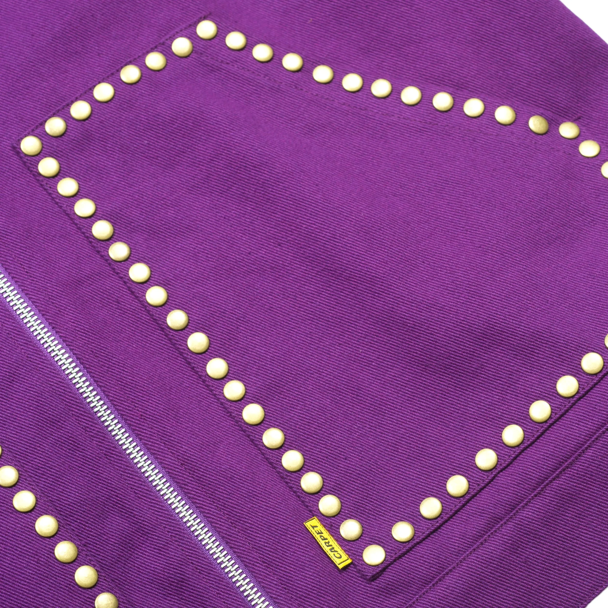 Carpet Company Studded Jacket Purple