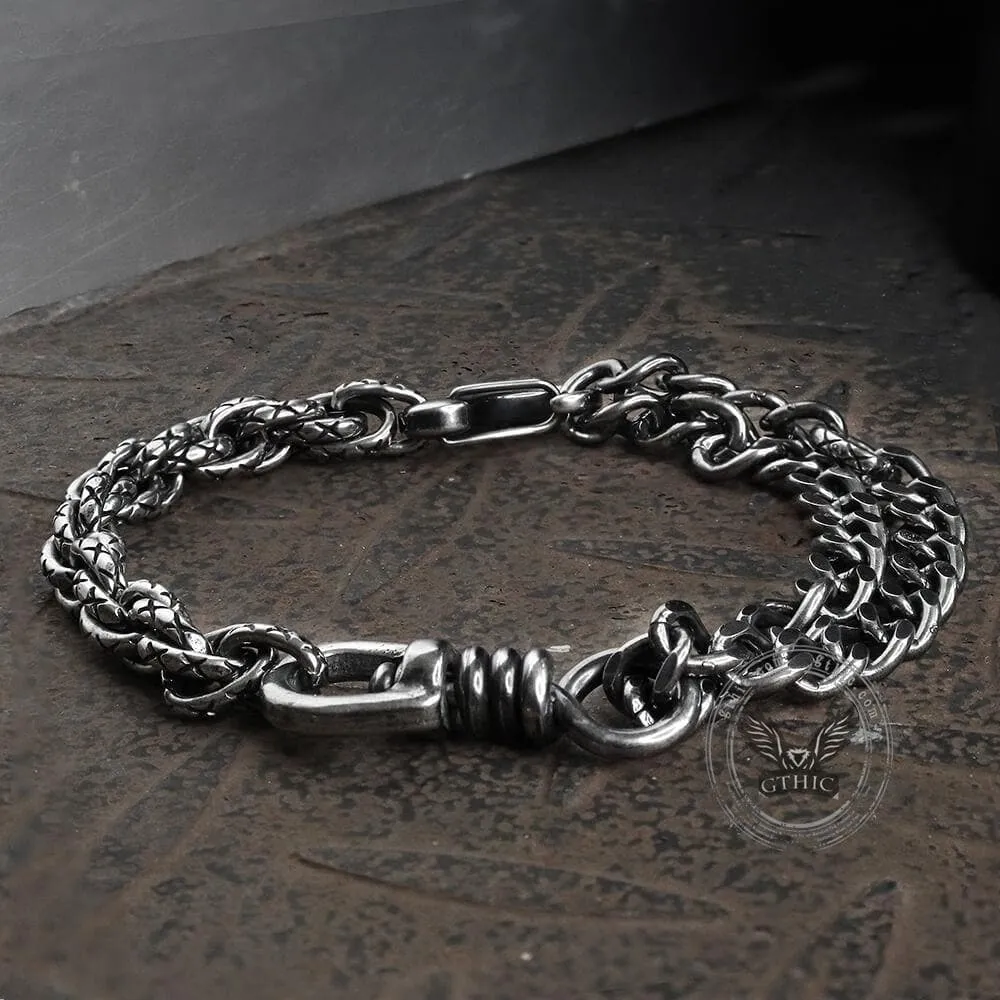 Classic Cuban Stainless Steel Bracelet