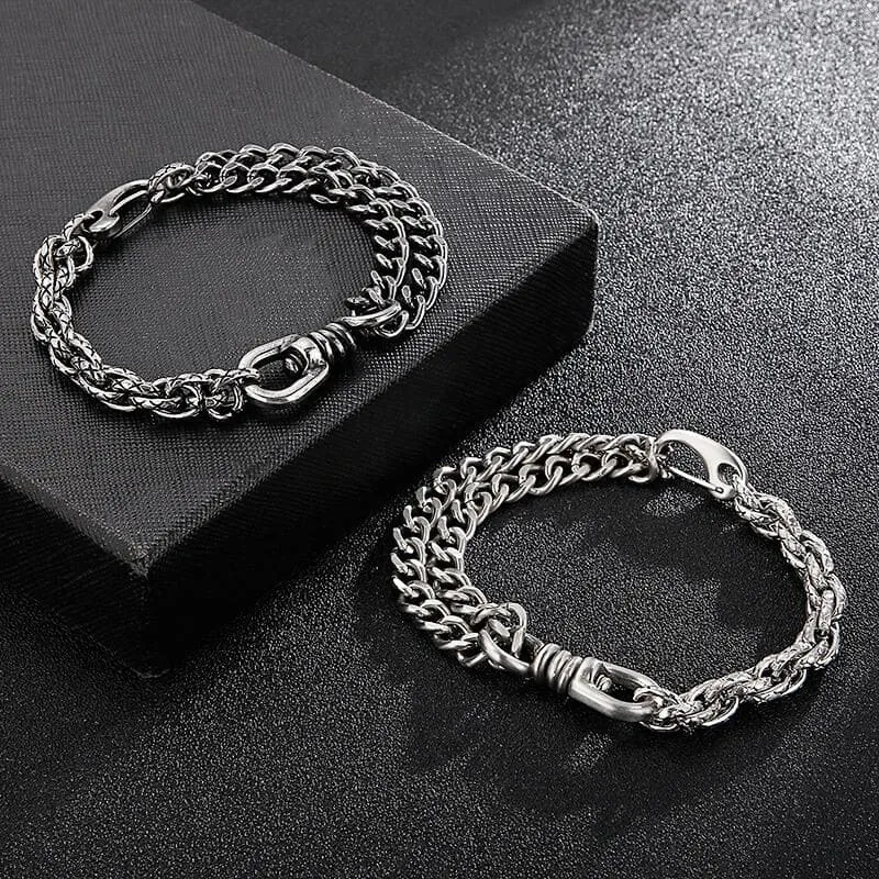 Classic Cuban Stainless Steel Bracelet