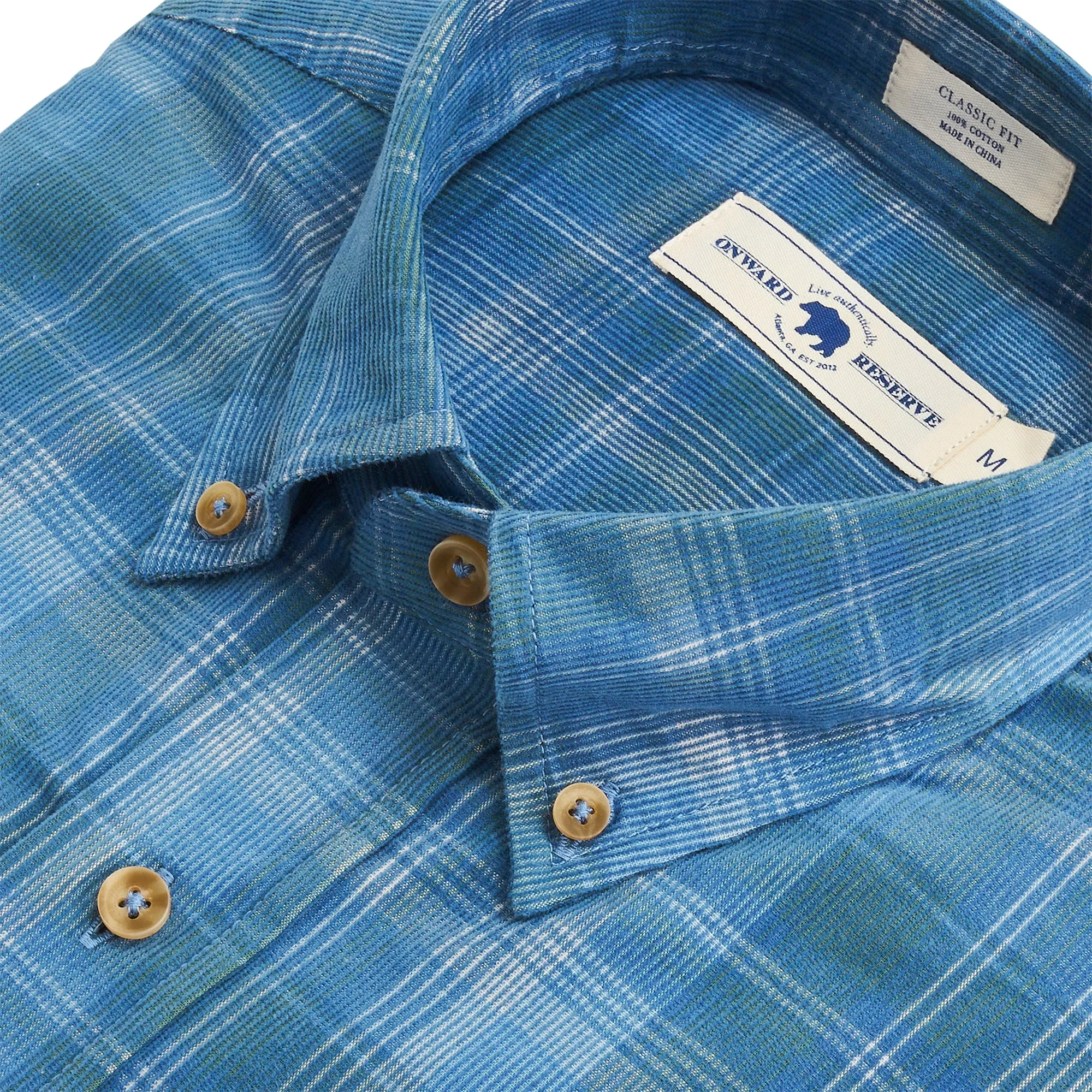 Conon Corduroy Shirt - Smoke Pine