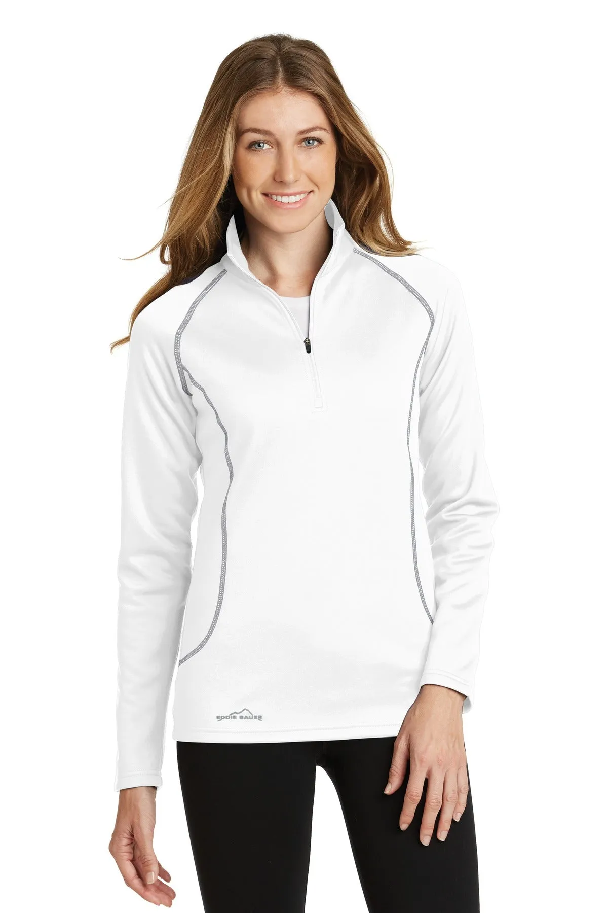 Eddie Bauer Ladies Smooth Fleece 1/2-Zip. EB237