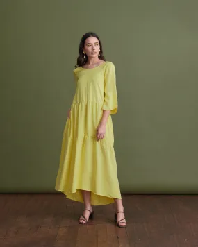 EROS MAXI DRESS LEMON