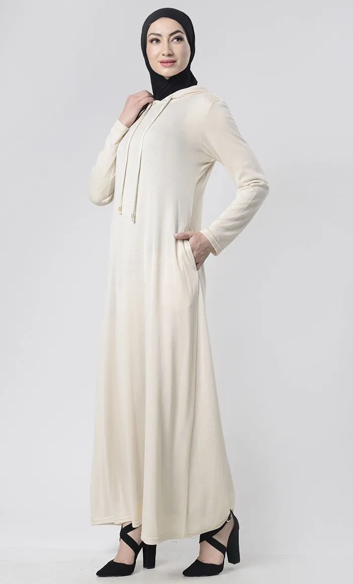 Everyday Casual Wear Abaya With Pockets