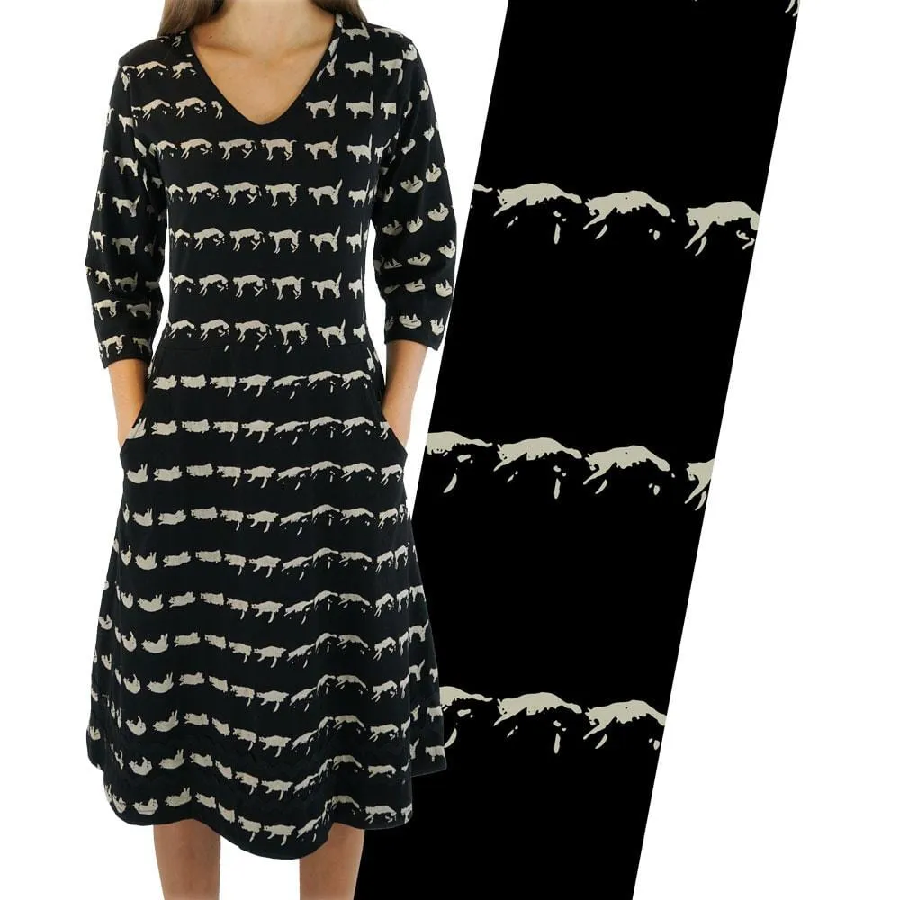 Feline Freefall & Flip! Rosalind Dress