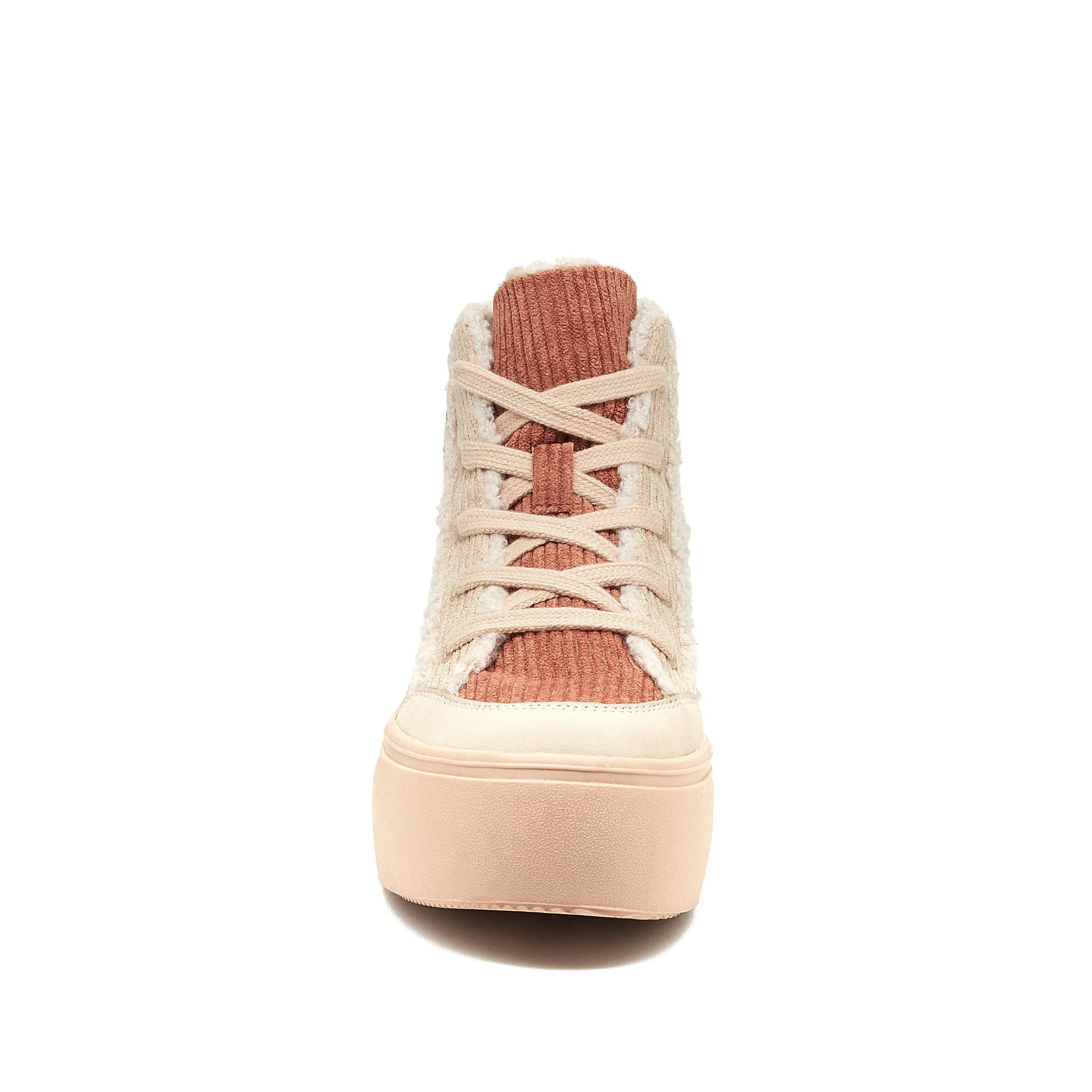 Flair Natural Patchwork Platform Sneaker