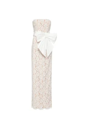 Floria Strapless Lace Gown