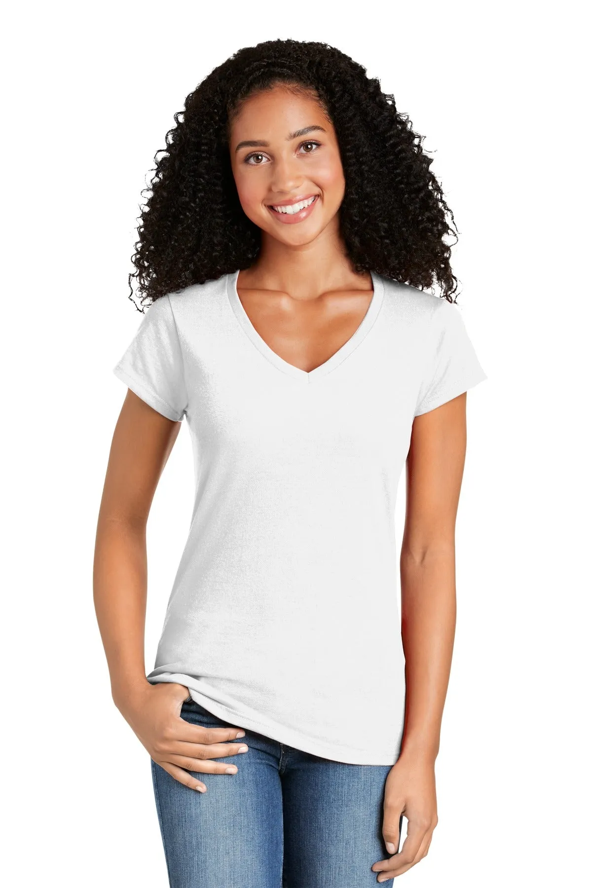 Gildan Softstyle Ladies Fit V-Neck T-Shirt. 64V00L