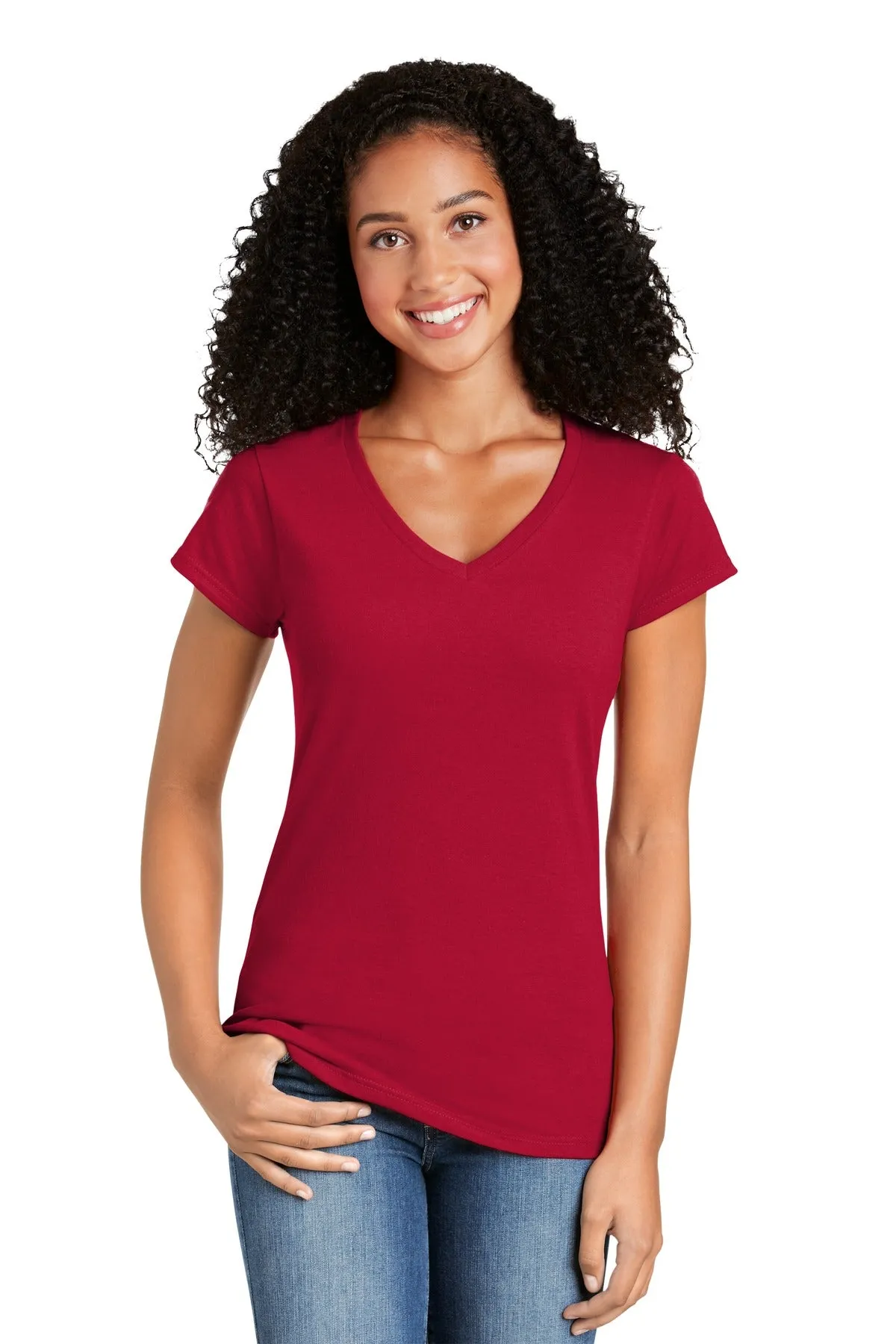 Gildan Softstyle Ladies Fit V-Neck T-Shirt. 64V00L