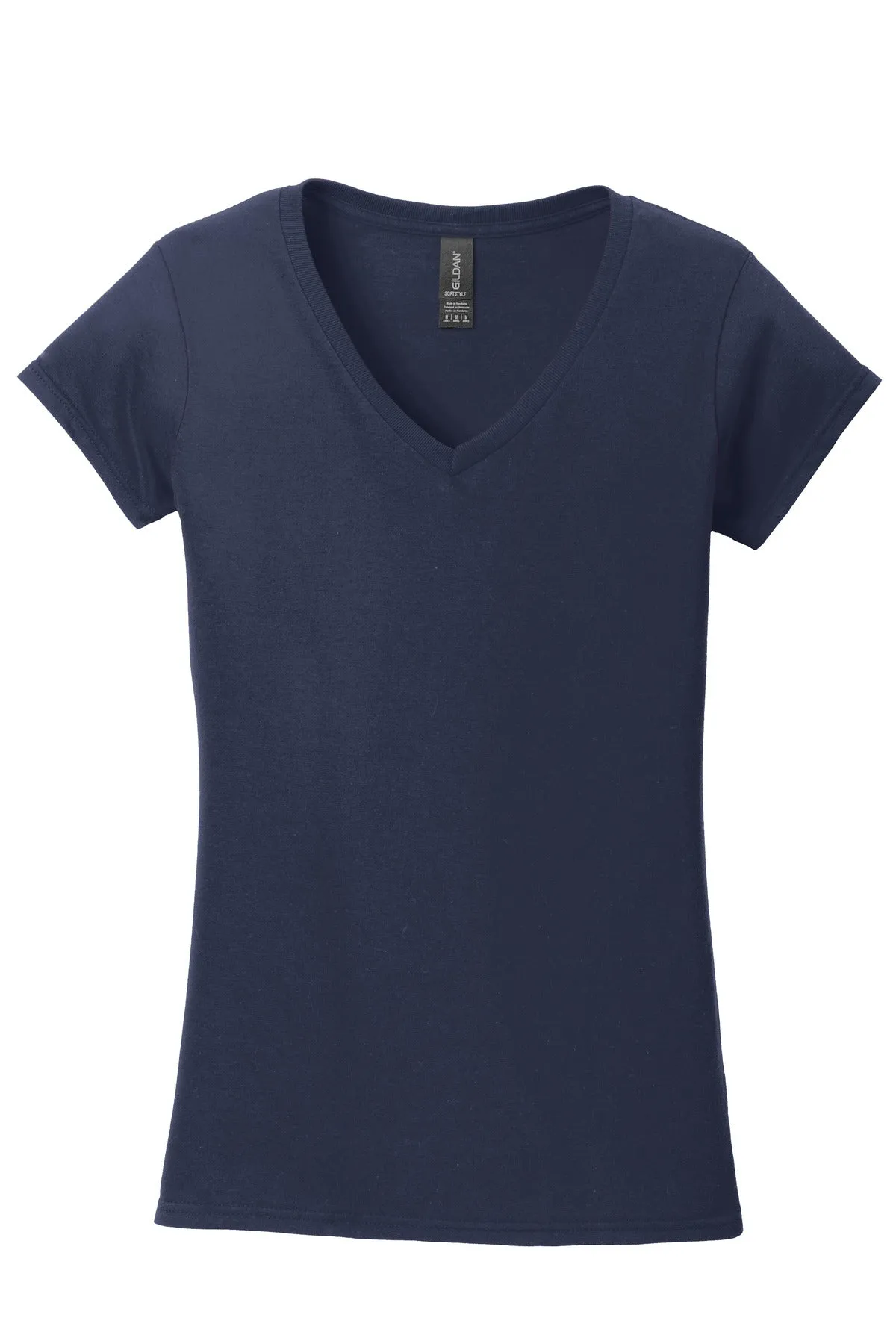 Gildan Softstyle Ladies Fit V-Neck T-Shirt. 64V00L