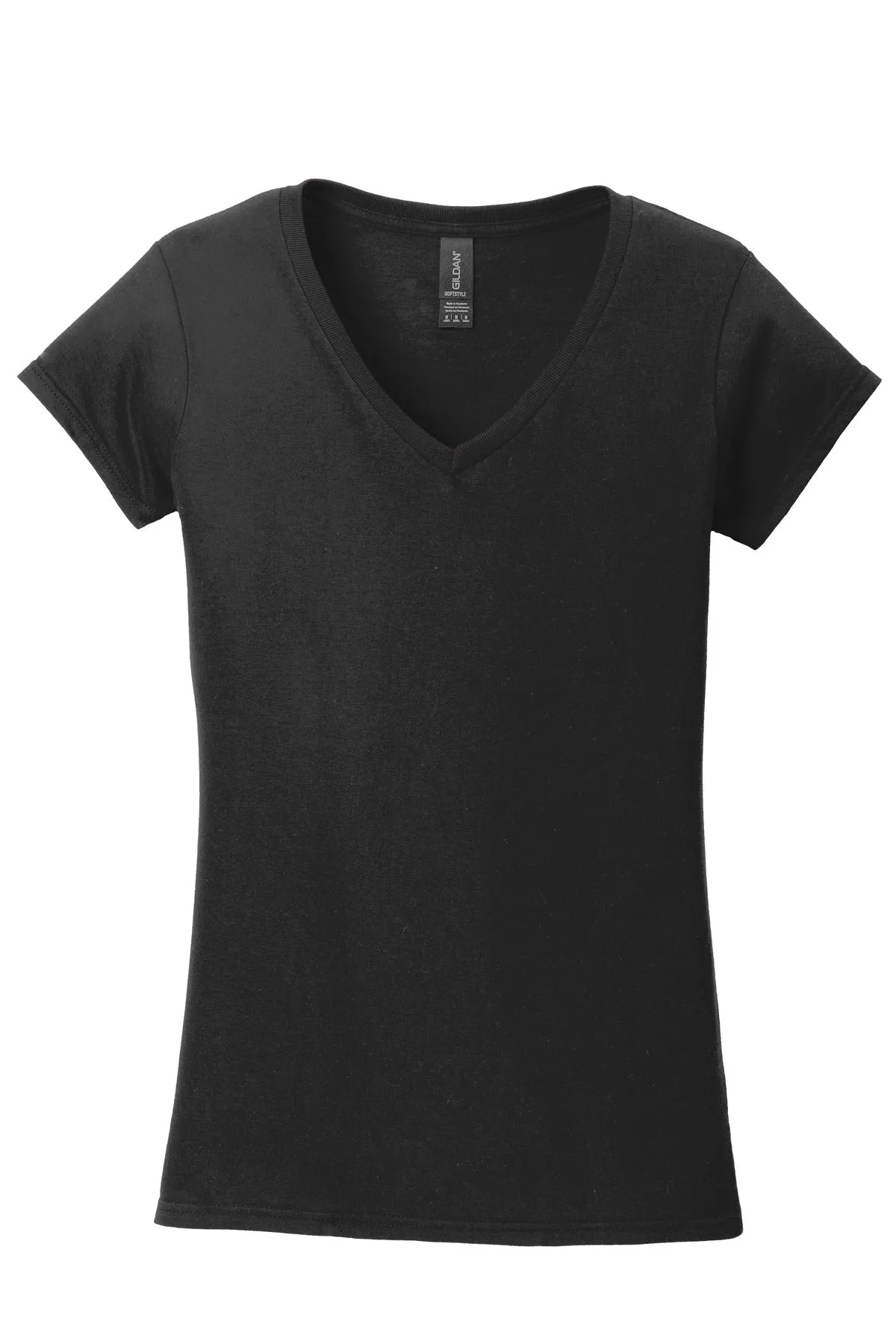 Gildan Softstyle Ladies Fit V-Neck T-Shirt. 64V00L