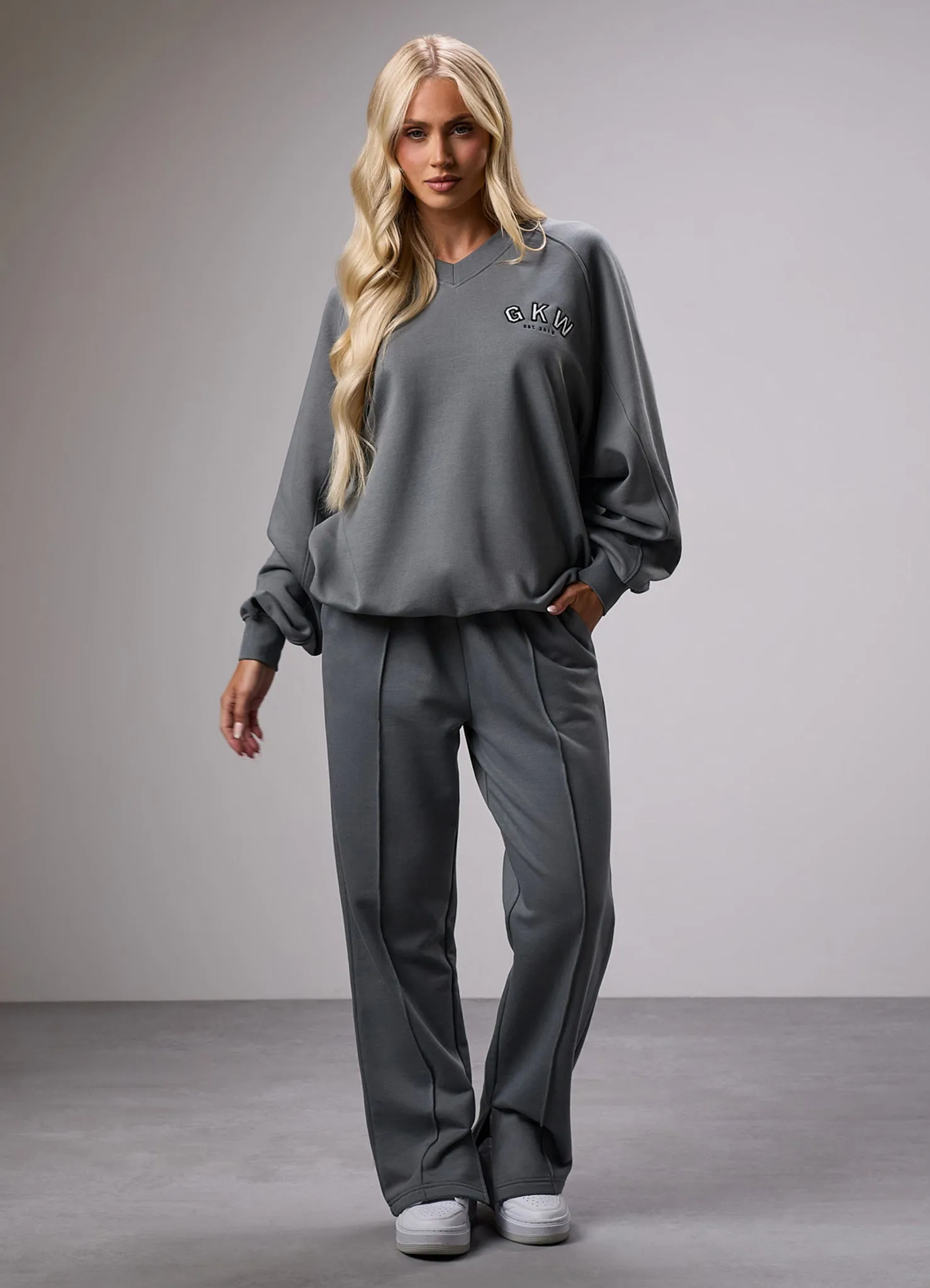 GKW Sports Luxe Straight Leg Jogger - Dark Sage