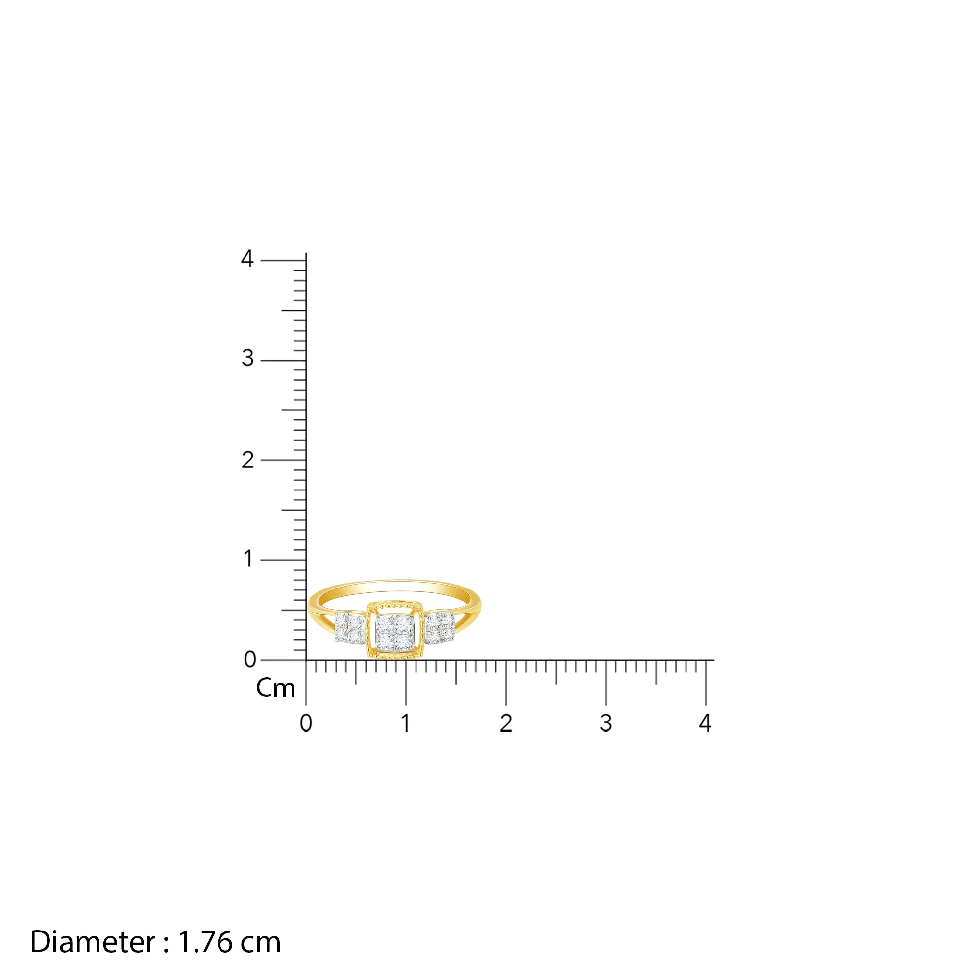 Gold Priceless Bond Diamond Ring