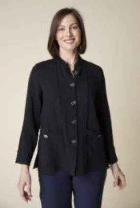 Habitat, 30628 Stand Collar Shirt Jacket , Black