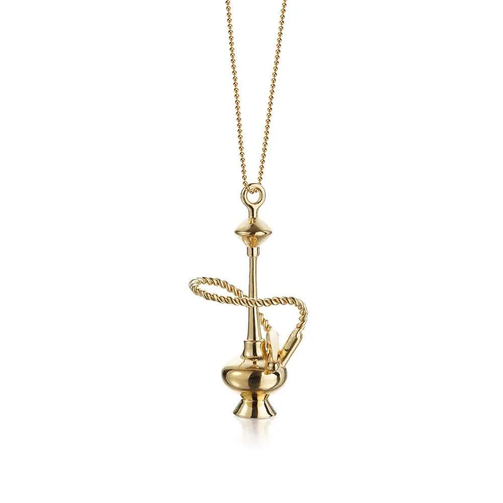 Hookah Charm Middle East Solid Gold