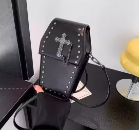 Instant Shipping! Gothic Cross Coffin Bag