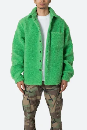 Jewel Sherpa Jacket - Green