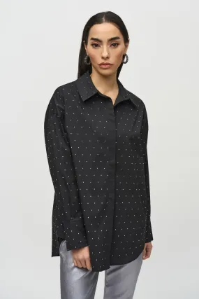 Joseph Ribkoff - 244950 Studded Cotton Shirt