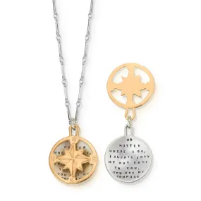 Kathy Bransfield Your Are My Compass Necklace