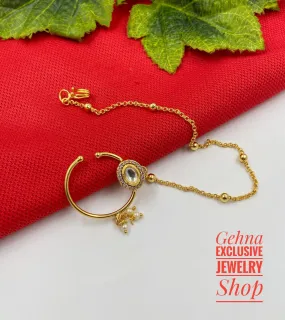 Kundan Nose Ring