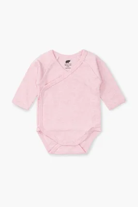 Long Sleeve Lucky Bodysuit_Light Pink Heather