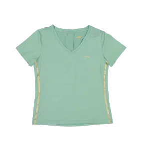 LUCIA SS TEE II LIGHT GREEN