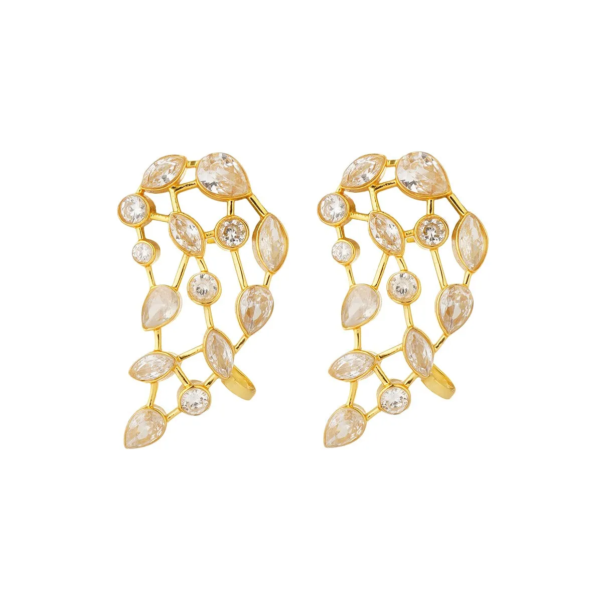 Luminous Crystal Stud Earrings