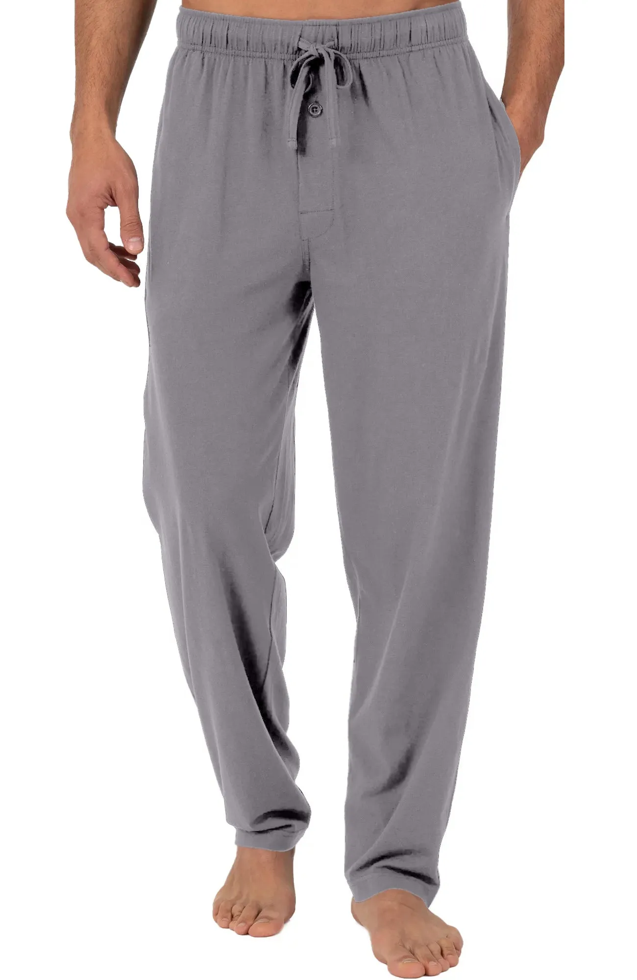 Mens Knit Pajama Pants with Pockets