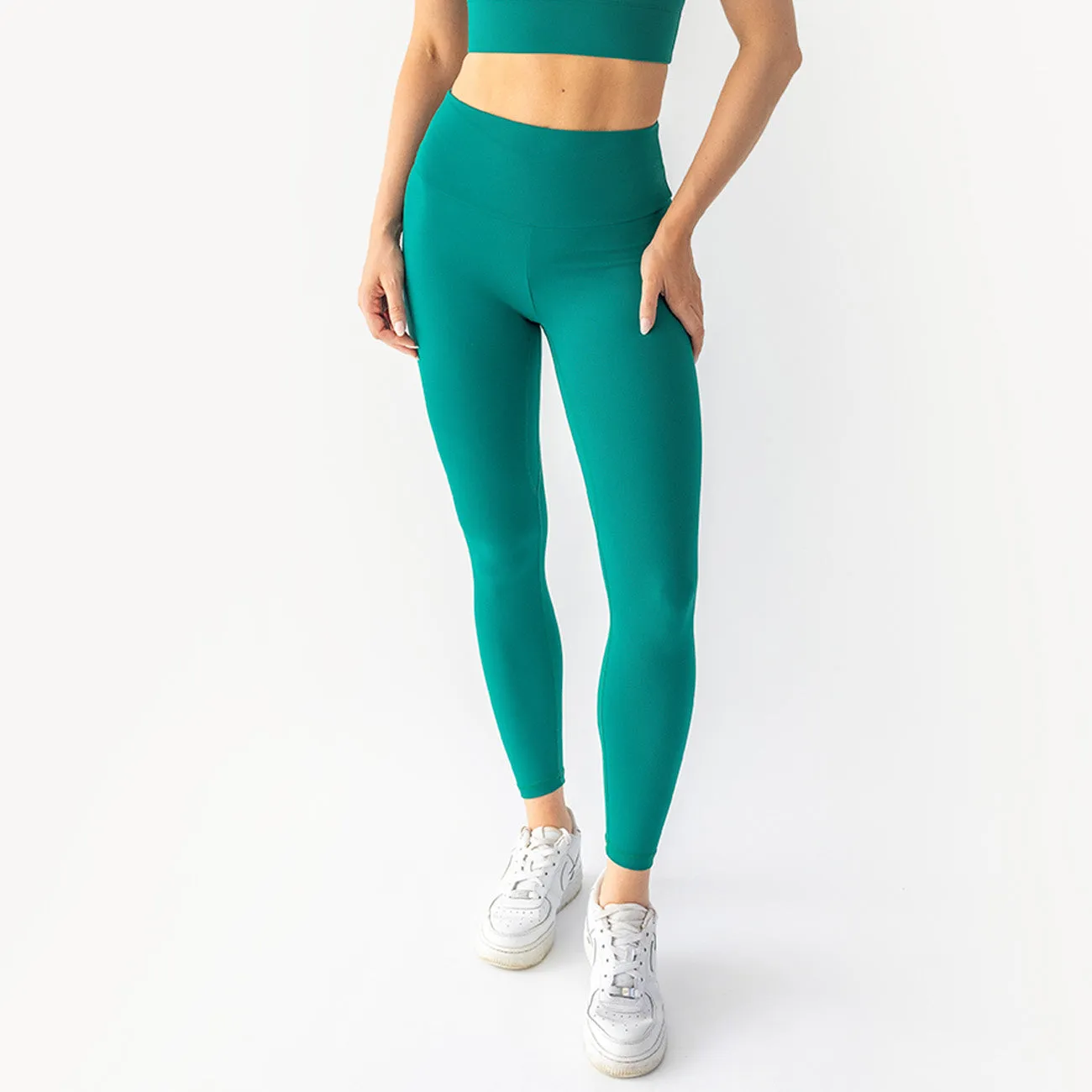 Pine Green Active Leggings