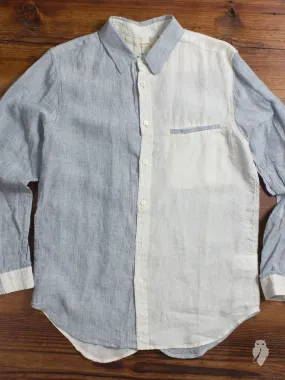 "Chambray x Hakeme" Linen Button Down