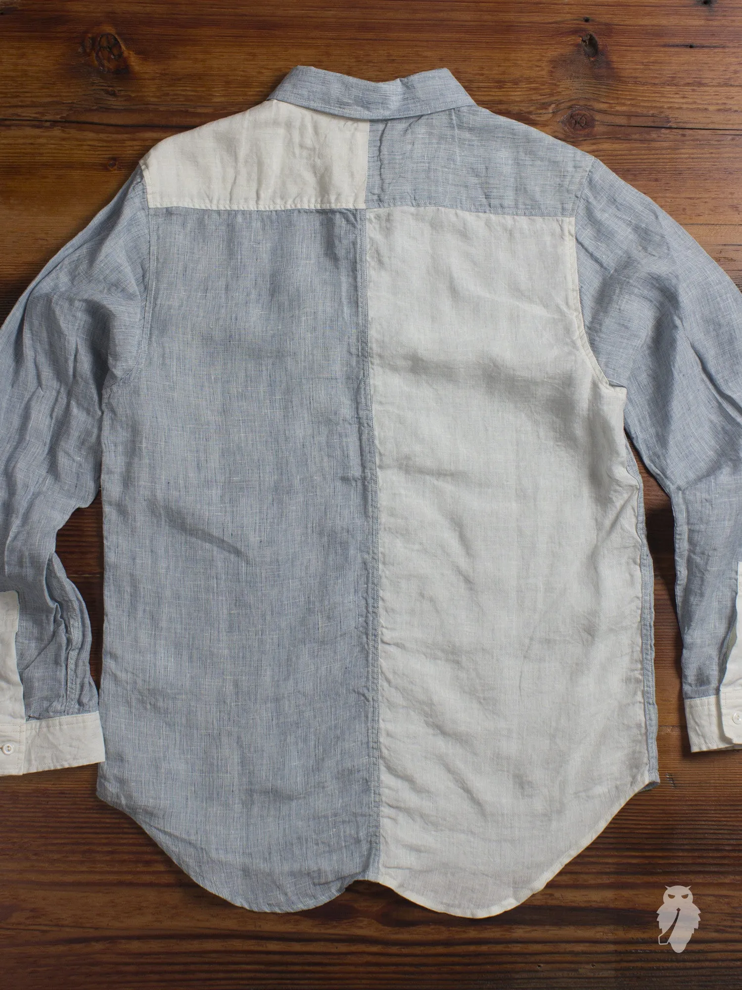 "Chambray x Hakeme" Linen Button Down