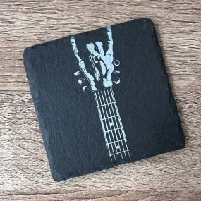 Rock 'n' Roll Slate Coasters - Guitar