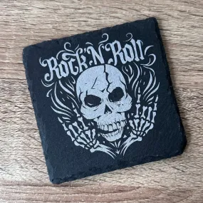 Rock 'n' Roll Slate Coasters - Rock n Roll