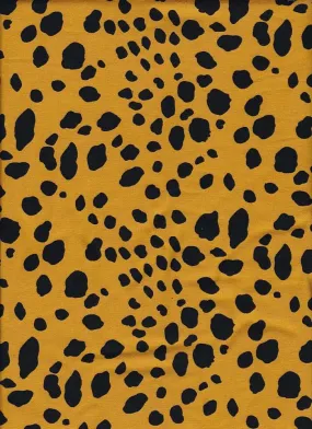 SUPER SOFT POLYESTER SPANDEX DBP / DTY BRUSHED CHEETAH [NFA190630-009]