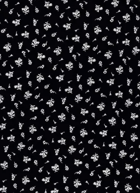 SUPER SOFT POLYESTER SPANDEX DBP / DTY BRUSHED MONOTONE FLORAL [NFF190918-009]