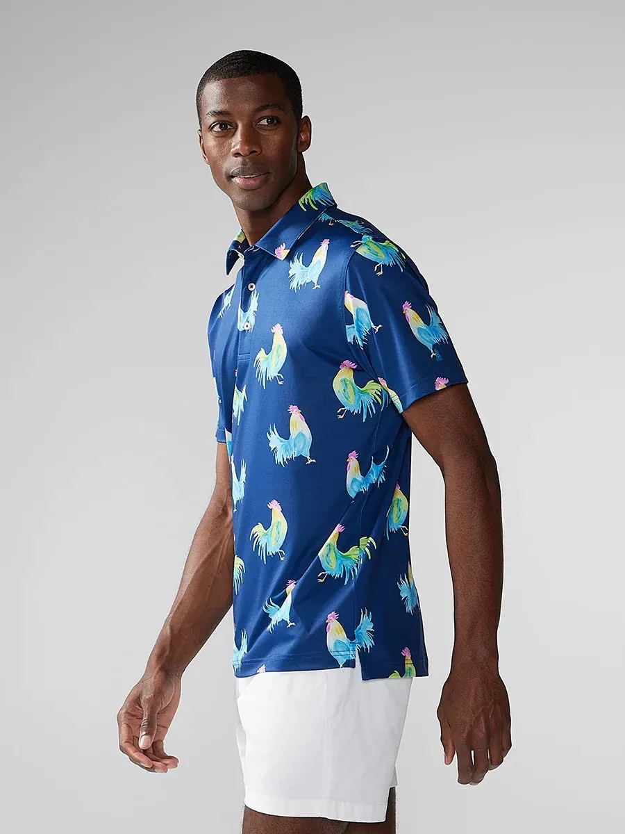 The Fowl Play- Perf. Polo Blue- Chubbies